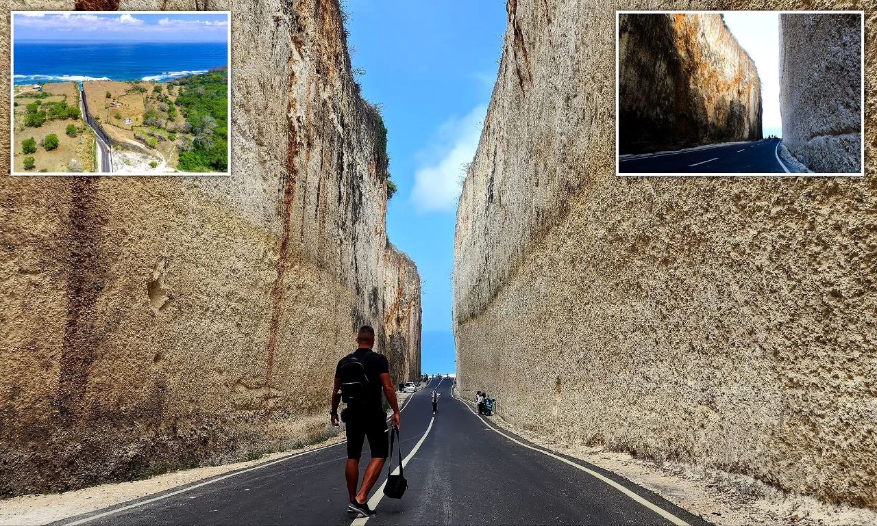 300 méteres halálcsapda hódít az interneten, influenszerek versengenek, hogy ki mer végig menni a hatalmas sziklafalak között