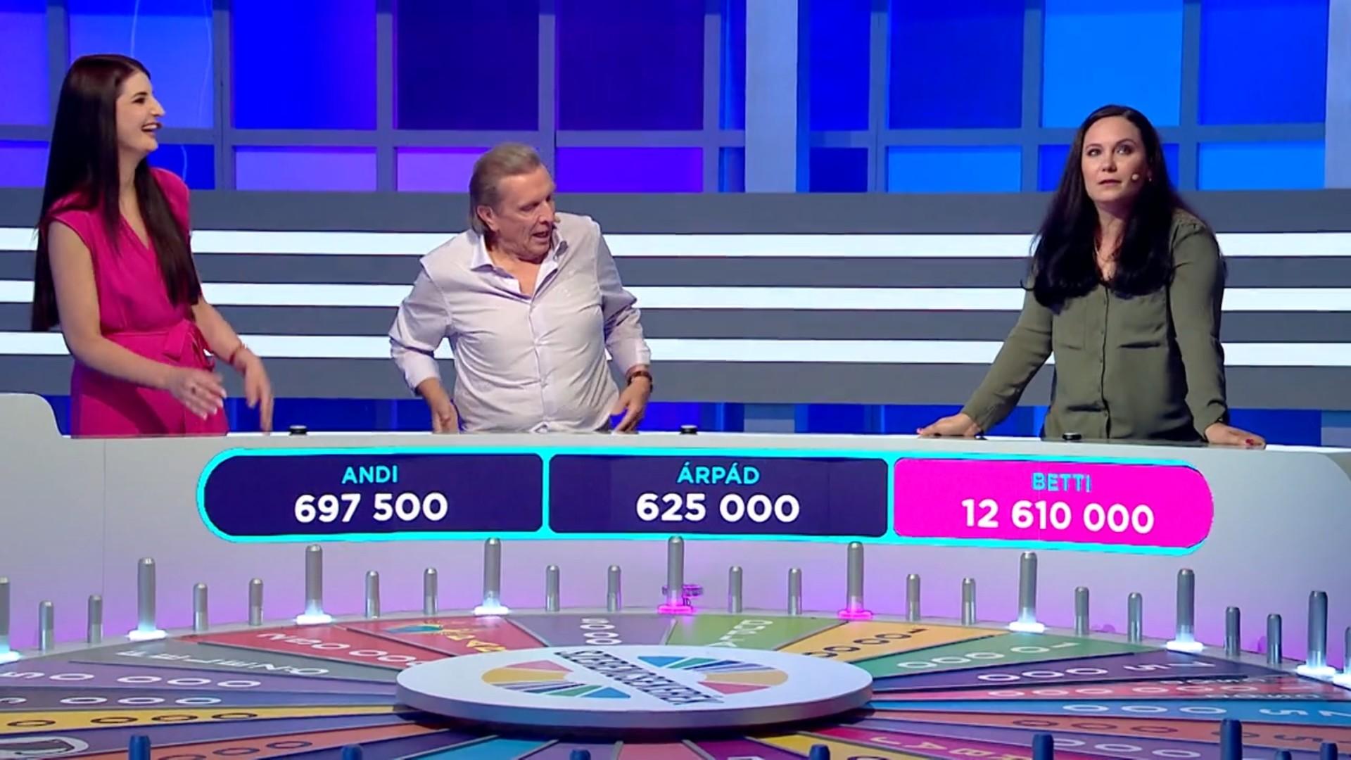 Polgár Árpád 1 millió forintot vesztett 1 perc alatt, a ritka eset után mindenki szeme láttára tombolt a stúdióban