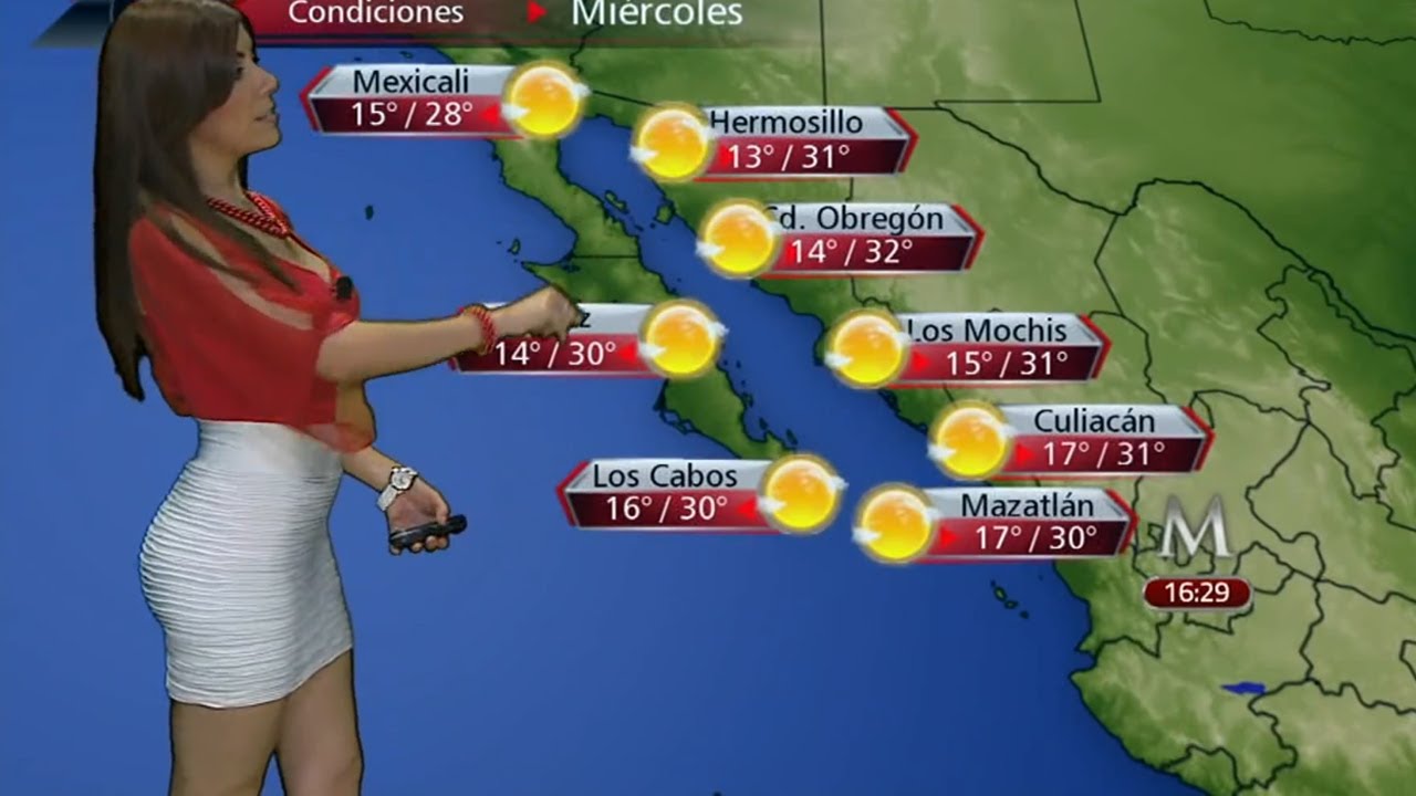 A csinos időjós zavarba ejtően apró szoknyában puszikat dobált élő adásban, arcpirító pillanatokkal ajándékozta meg a nézőket a meteorológus