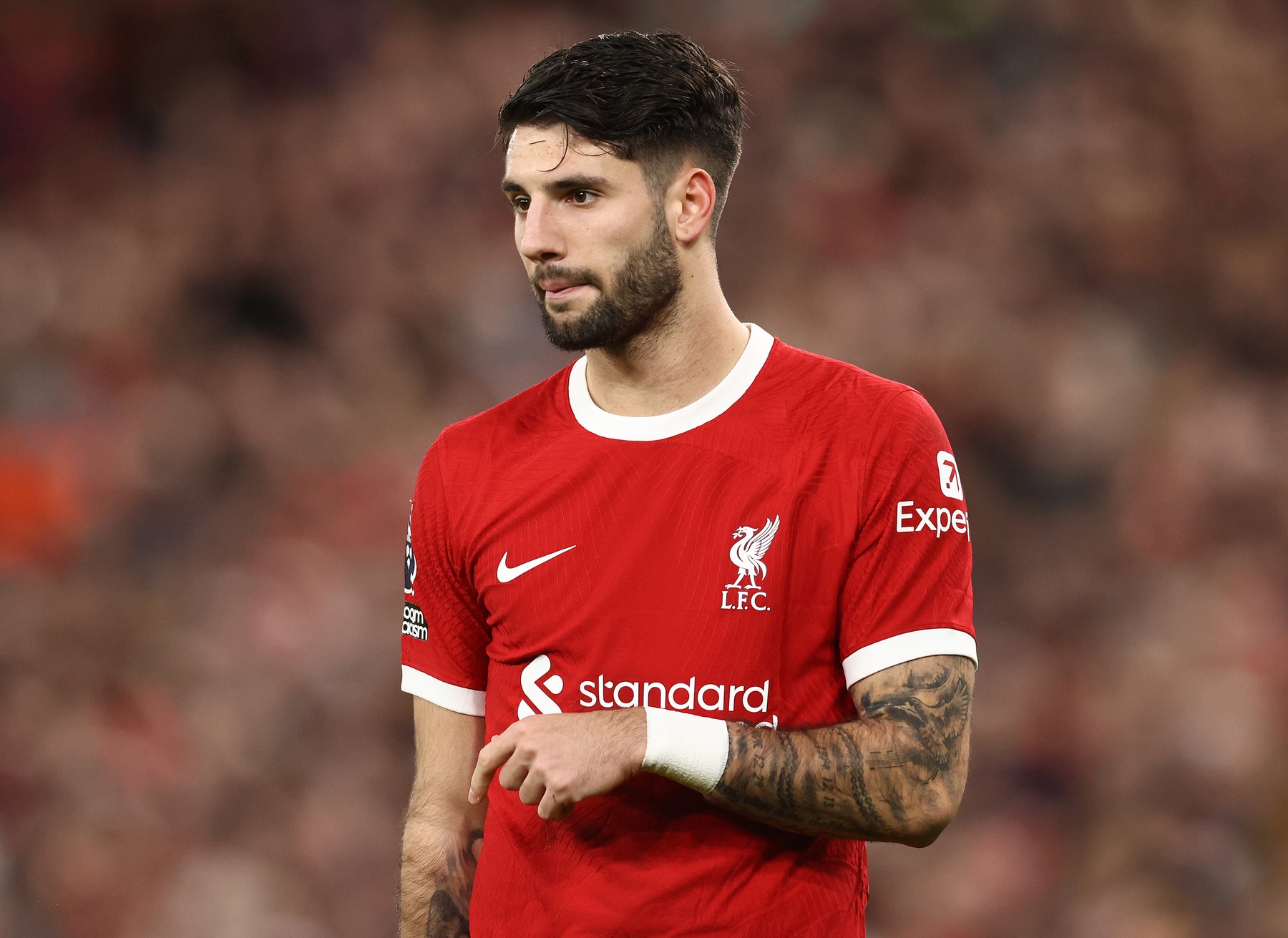 Hirtelen riadalom tört ki Szoboszlai Dominik miatt Manchesterben, nagy volt az aggodalom a pályán történtek miatt